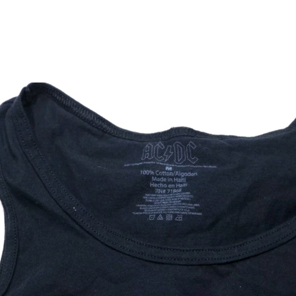 ACDC Ballbreaker World Tour Size M Black Tank Top, - Picture 3 of 3